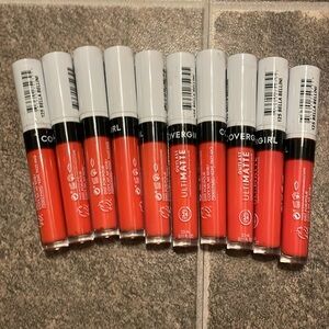 Lot of 10 Covergirl Outlast Ultimatte liquid lipstick